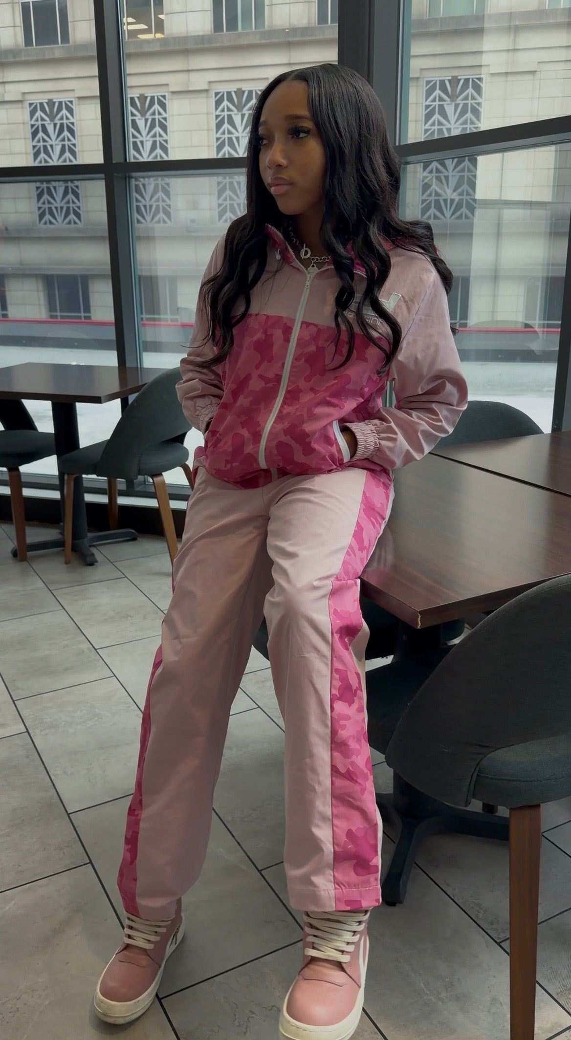 Desgnr “Rosecamo” Rain Jacket