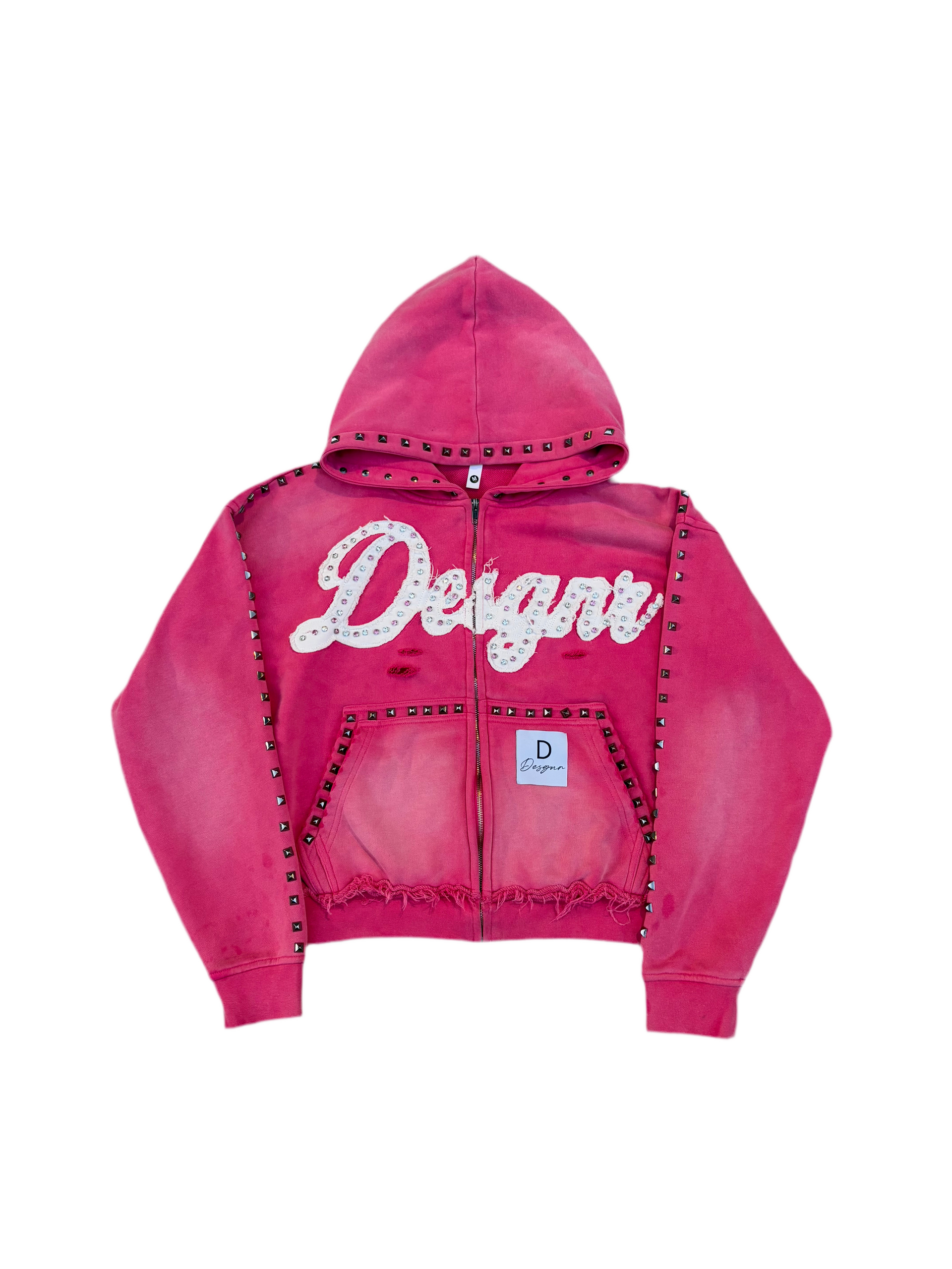 Pink ( Gemstone ) zip up