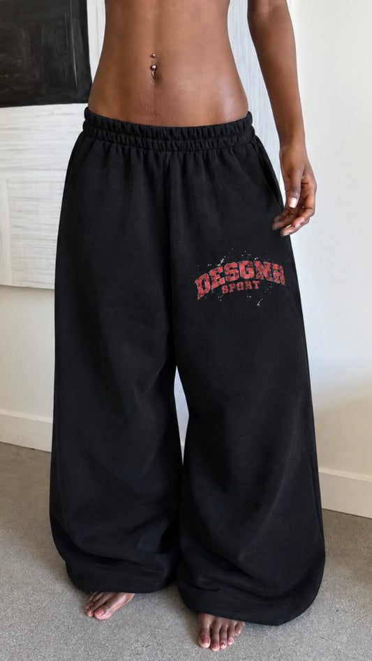 Desgnr Sports Women's Wide Leg Sweatpants
