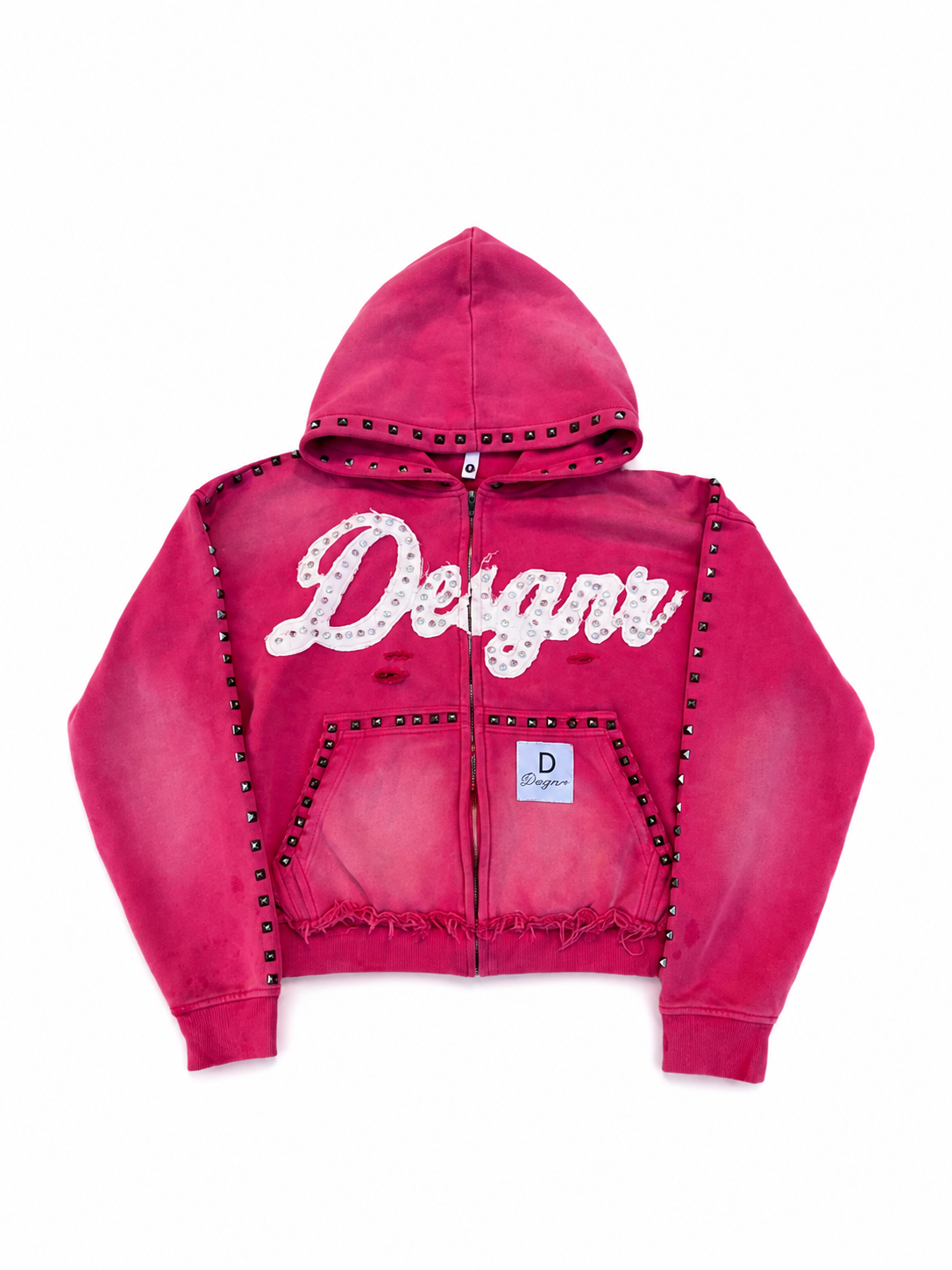 Pink ( Gemstone ) Zip-up